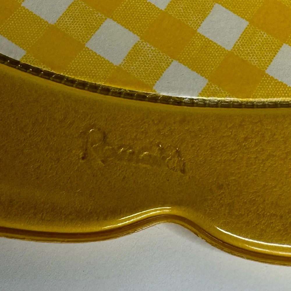 Ronaldi‎ Yellow Gingham Placemats and Patchwork Fabric Napkin 8 Place Settings